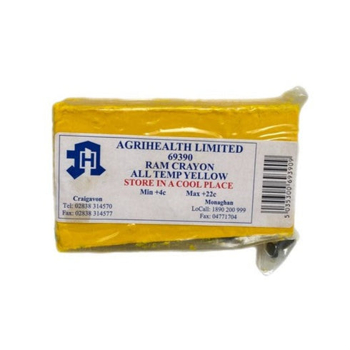Agrihealth **Yellow** Ram Raddle Crayon (Block) ~